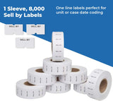 Date Labels for Perco 1 Line Date Guns