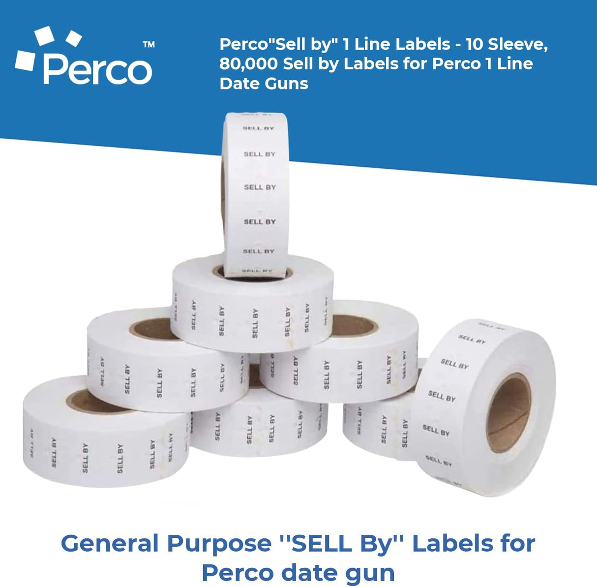 Date Labels for Perco 1 Line Date Guns