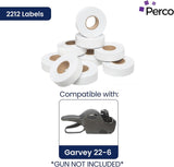 Perco Price Labels for Garvey 22-6 / 22-7 / 22-8