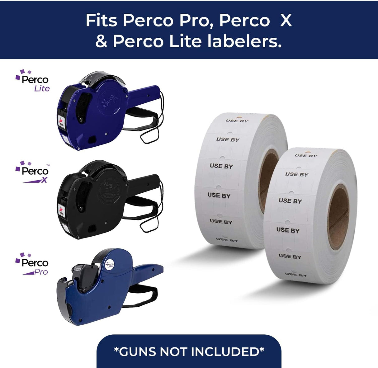 Date Labels for Perco 1 Line Date Guns