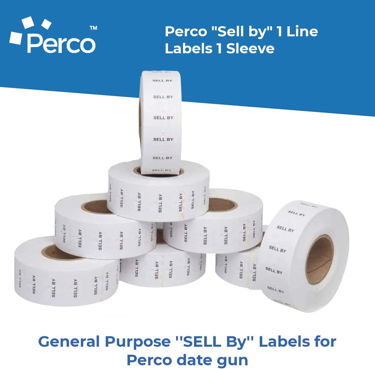 Date Labels for Perco 1 Line Date Guns