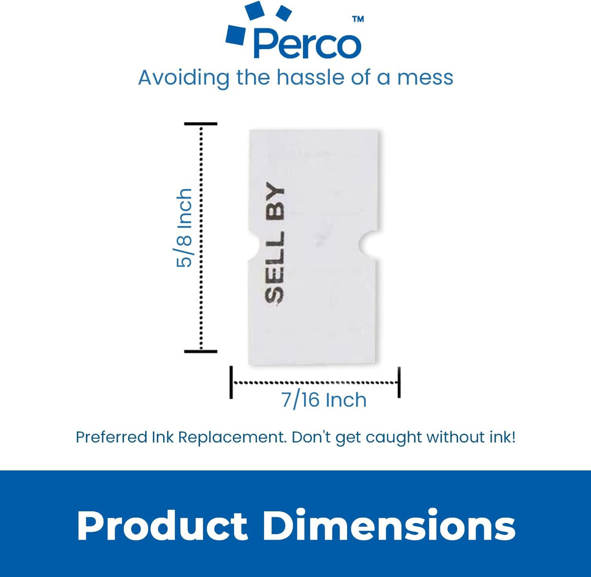 Date Labels for Perco 1 Line Date Guns