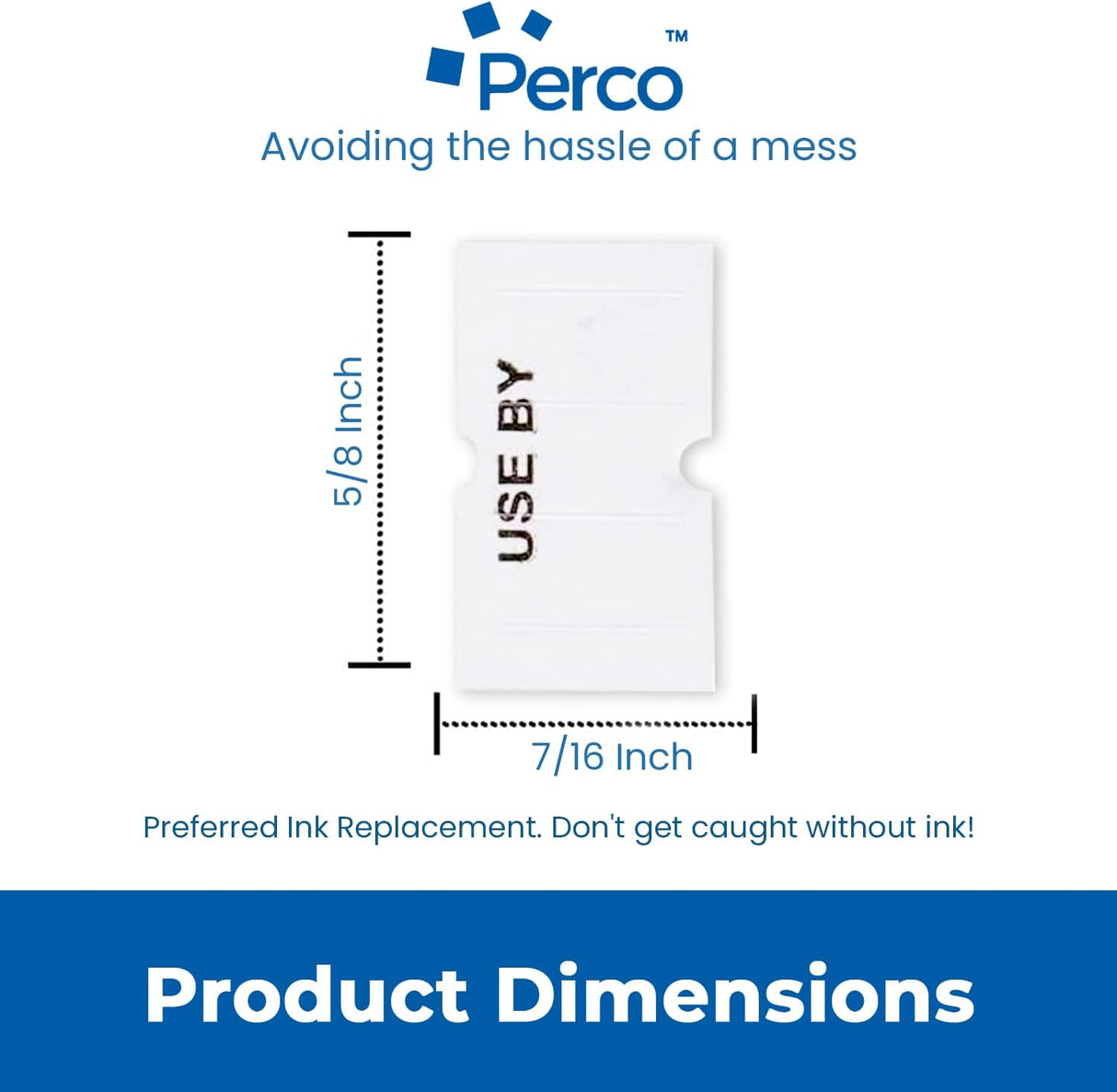 Date Labels for Perco 1 Line Date Guns
