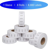 Date Labels for Perco 1 Line Date Guns