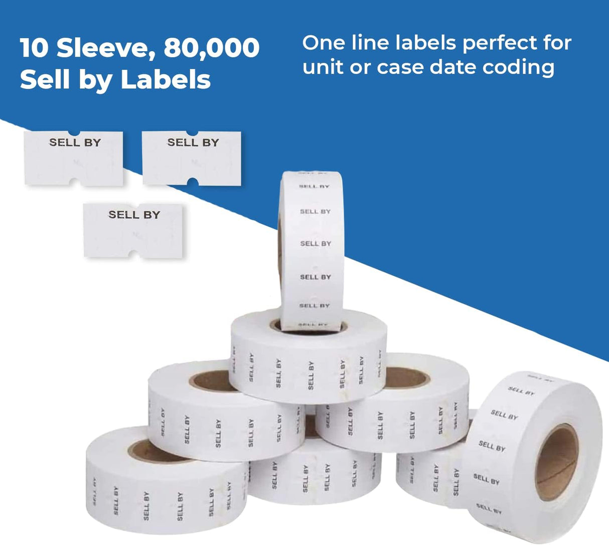 Date Labels for Perco 1 Line Date Guns