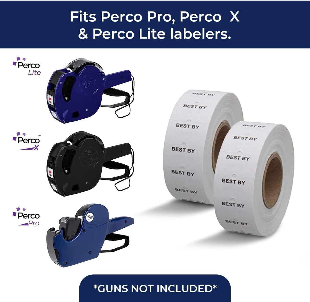 Date Labels for Perco 1 Line Date Guns