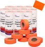 1812 Pricing Labels for Garvey 18 - 6 Price Gun - Compatible with Garvey 18 - 6 by Garvey | Quantity: Fluorescent Red | Color: 10 Sleeves | Style: | PL - G18 - 6 - R10S