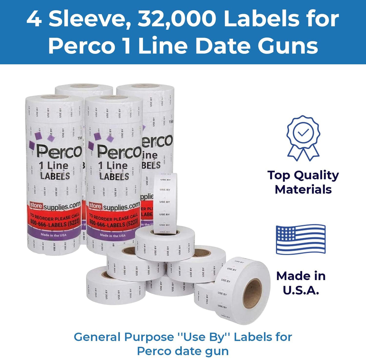 Date Labels for Perco 1 Line Date Guns