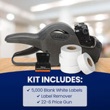 Garvey 22-6 One Line Price Marking Gun Kit: Includes Price Gun, 5,000 White Pricing Labels and Preloaded Inker