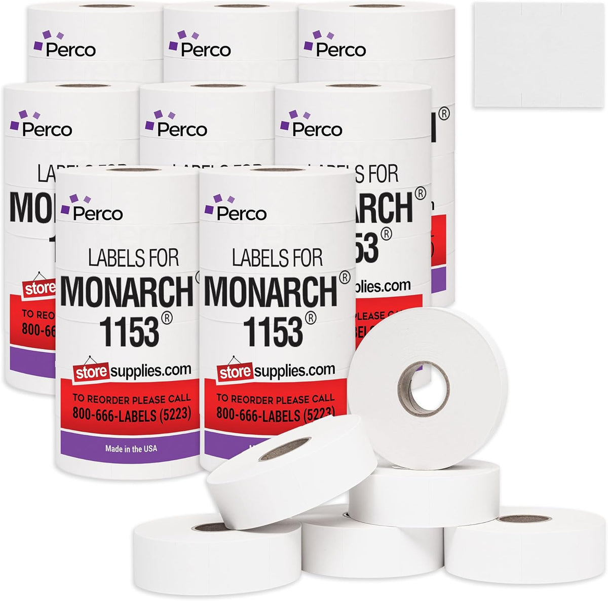 Perco Price Labels for Monarch 1153 Price Labeler