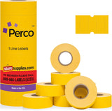Perco 1 Line - Blank Price and Date labeler Labels for Perco Lite, X, Plus and Pro 1 Line Price and Date Labelers