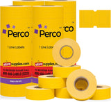 Perco 1 Line - Blank Price and Date labeler Labels for Perco Lite, X, Plus and Pro 1 Line Price and Date Labelers
