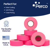 Perco 2 Line Labels - Blank Price and Date Gun Labels for Perco 2 Line Price and Date Guns - Made in USA