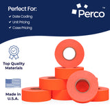 Perco 2 Line Labels - Blank Price and Date Gun Labels for Perco 2 Line Price and Date Guns - Made in USA