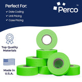Perco 2 Line Labels - Blank Price and Date Gun Labels for Perco 2 Line Price and Date Guns - Made in USA