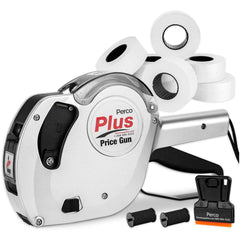 Perco Plus 1-Line Labeler Gun with Labels Kit