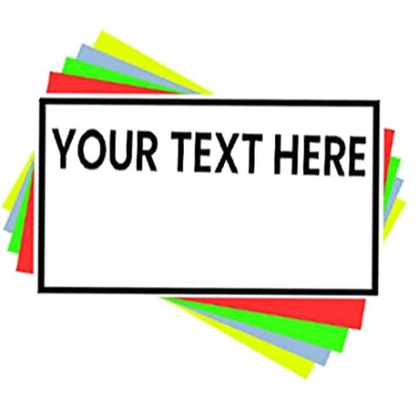 Custom Labels for Monarch 1131 Adhesives Labels - Choose Color, Font and Imprint - Case of 8 Sleeves - Store Supplies