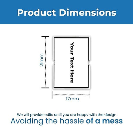 Custom Labels for Monarch 1131 Adhesives Labels - Choose Color, Font and Imprint - Case of 8 Sleeves - Store Supplies
