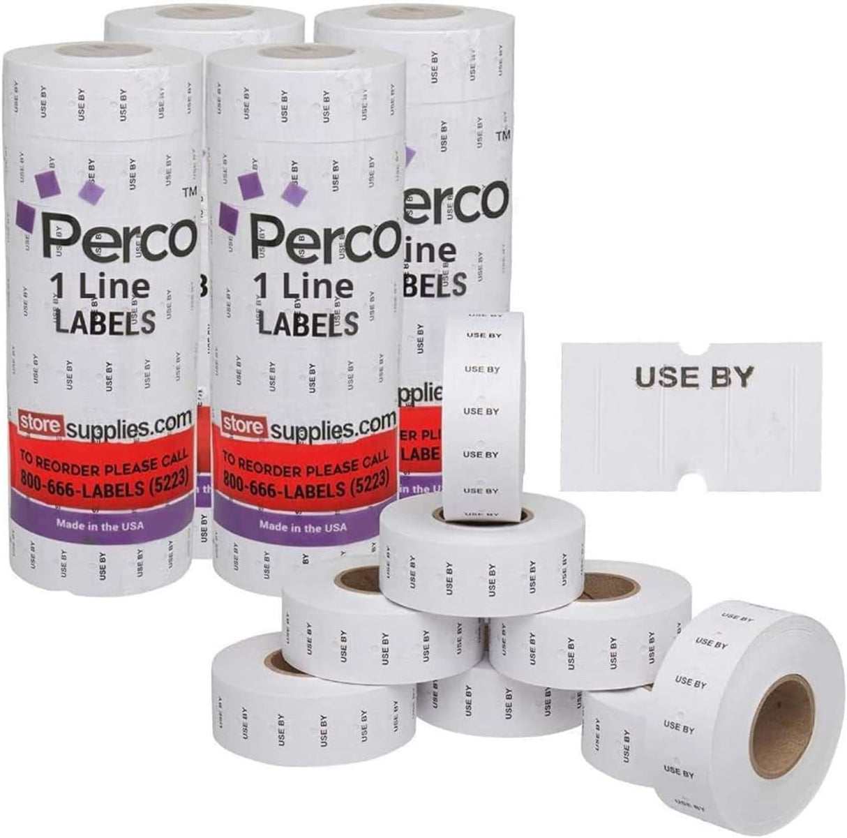 Date Labels for Perco 1 Line Date Guns - Store Supplies