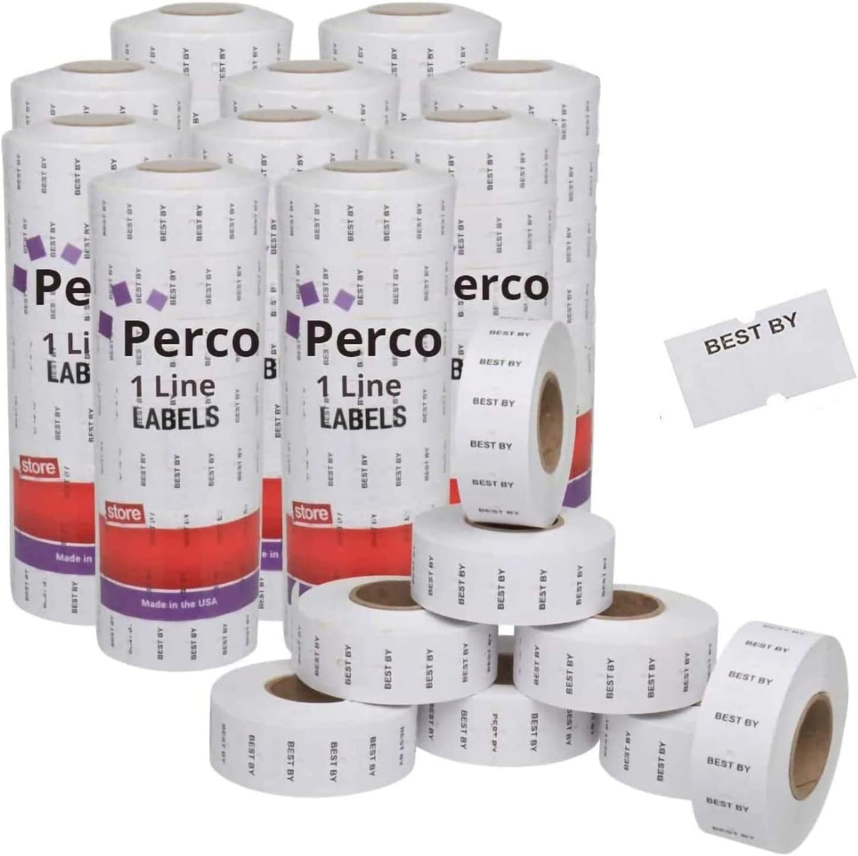 Date Labels for Perco 1 Line Date Guns - Store Supplies