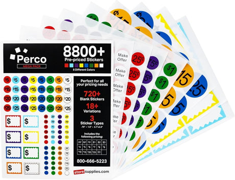 Garage Sale Stickers - Store Supplies