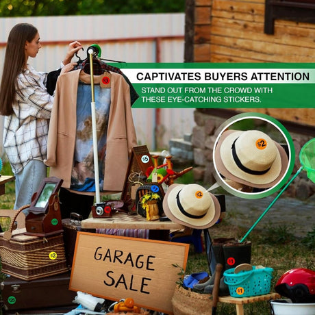 Garage Sale Stickers - Store Supplies