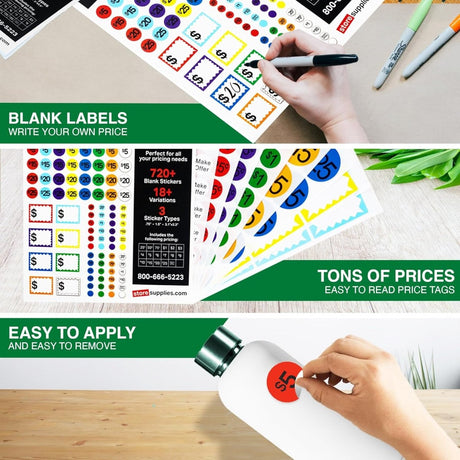 Garage Sale Stickers - Store Supplies