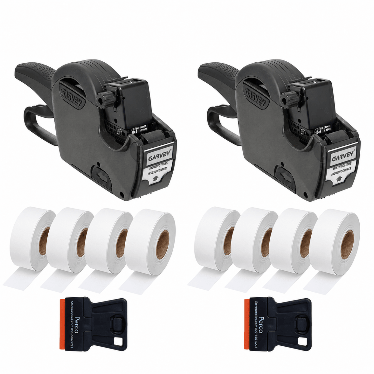 Garvey 18-6 Price Labeler Kit - Labels, Inkers, and Scraper included. - 2