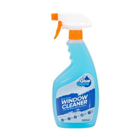 Glue Gone Car Window Cleaner - 500 ml Spray Cleaner for a Streak - Free Shine, Showroom - Quality Finish - Store Supplies
