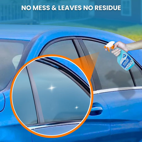 Glue Gone Car Window Cleaner - 500 ml Spray Cleaner for a Streak - Free Shine, Showroom - Quality Finish - Store Supplies