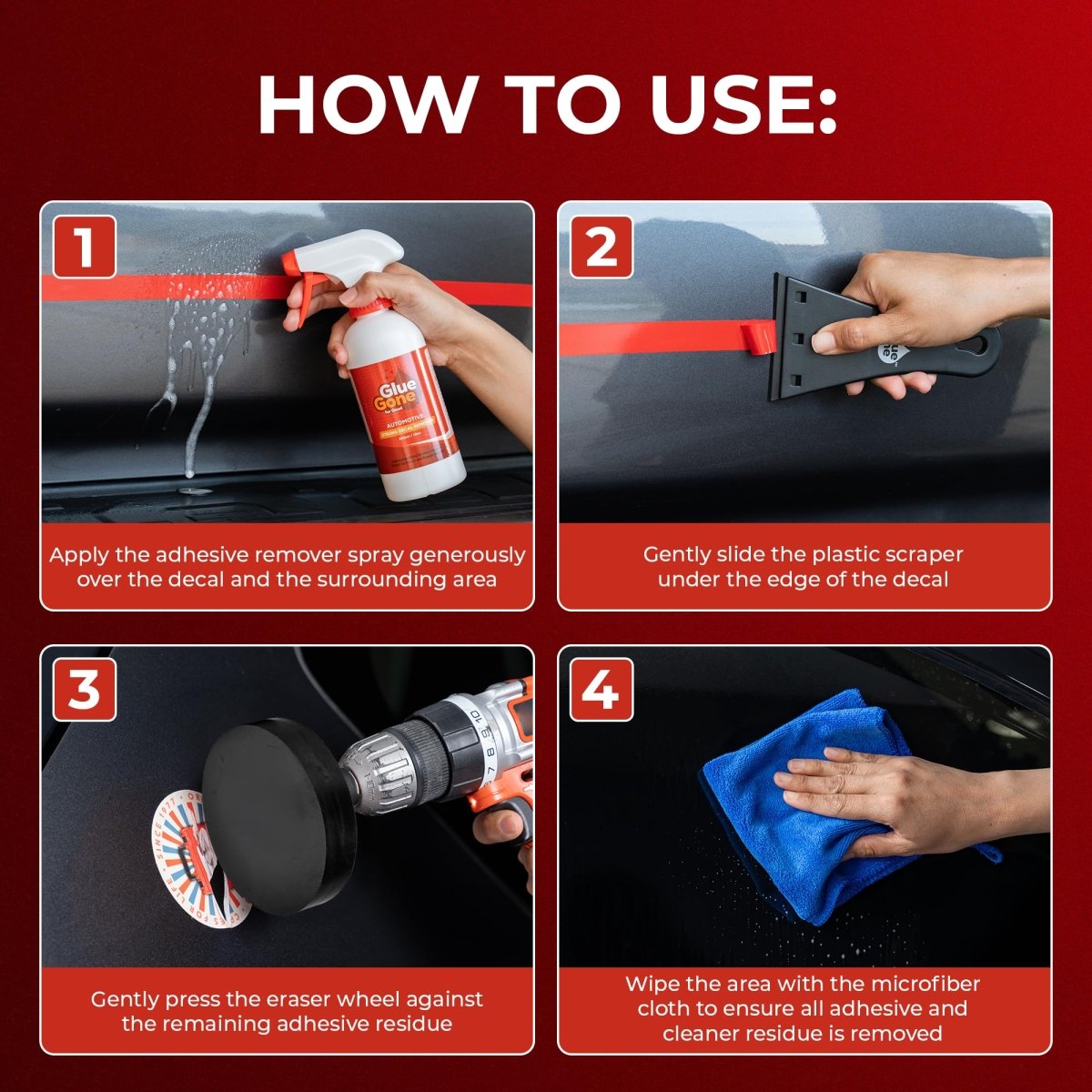 Glue Gone Decal Remover - Store Supplies