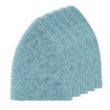 Glue Gone Replacement Scrubbing Felt Pads (5 Pack) - Multipurpose Non - Scratch Nylon Scouring Pad Refills for Light - Duty Kitchen, Bathroom & Household Cleaning - Removes Adhesives, Grime, Stains & More - Store Supplies