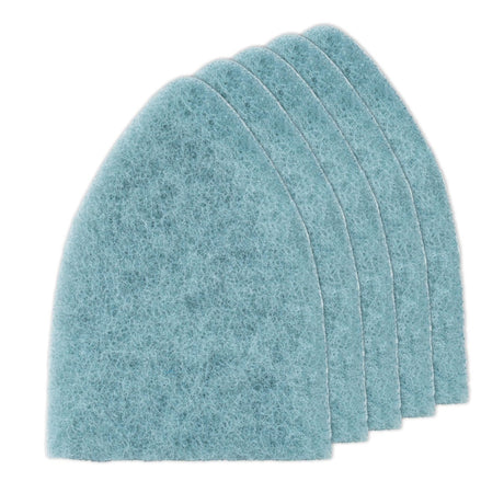 Glue Gone Replacement Scrubbing Felt Pads (5 Pack) - Multipurpose Non - Scratch Nylon Scouring Pad Refills for Light - Duty Kitchen, Bathroom & Household Cleaning - Removes Adhesives, Grime, Stains & More - Store Supplies