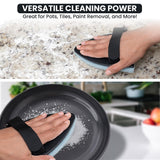 Glue Gone Replacement Scrubbing Felt Pads (5 Pack) - Multipurpose Non - Scratch Nylon Scouring Pad Refills for Light - Duty Kitchen, Bathroom & Household Cleaning - Removes Adhesives, Grime, Stains & More - Store Supplies