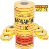 Monarch 1110 Reverse Print Labels - Store Supplies