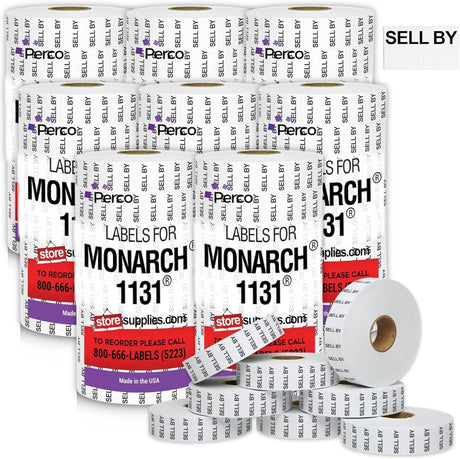 Monarch 1131 Labels - "Best By" - Store Supplies