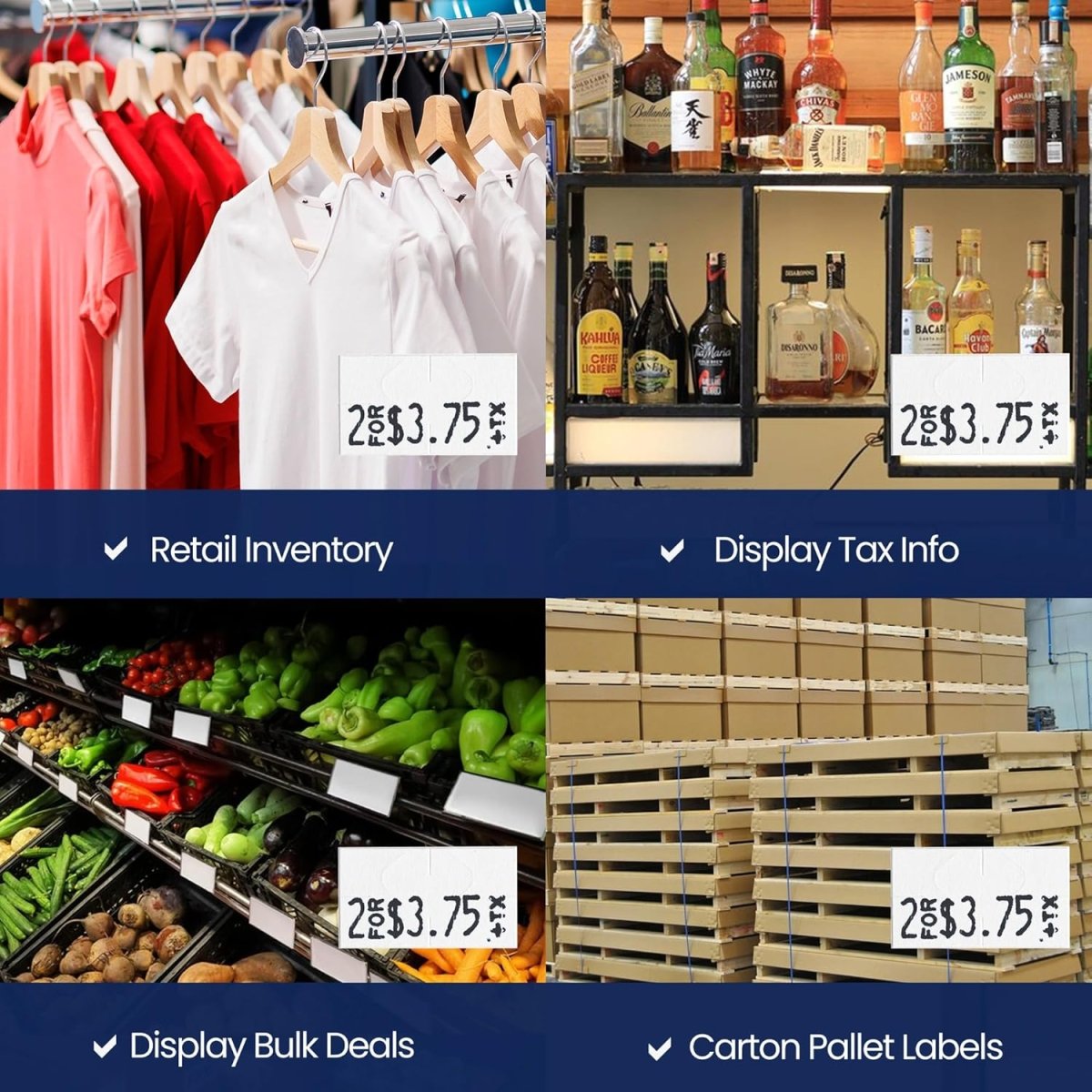 Monarch 1131 Labels - Removable - Store Supplies