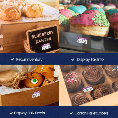 Monarch 1131 Reverse Print Labels - Compatible with compatible_with_product_page | Color: 1 Sleeve | Quantity: BAKERY | Adhesive: global.AdhesiveType | SKU: PLM-1131-BAKERY-1SLV | - shop_