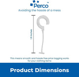 Perco 1 - Inch 25mm J Hook Standard Tagging Attachments Fasteners Tag Pins - 20,000 Barbs
