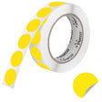 Perco 1 inch Removable Round Sticker Labels - Yellow / 1 Roll / 1000 Labels Total