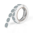 Perco 1 - Inch Round Circle Dot Sticker Labels – Easy Peel Perforation – Made in USA - Grey