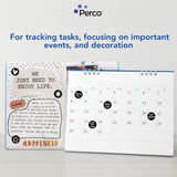 Perco 1 - Inch Round Circle Dot Sticker Labels – Easy Peel Perforation – Made in USA - Fluorescent Green 1