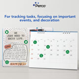 Perco 1 - Inch Round Circle Dot Sticker Labels – Easy Peel Perforation – Made in USA - Green 3