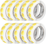 Perco 1 - Inch Round Circle Dot Sticker Labels – Easy Peel Perforation – Made in USA - Gold 10
