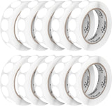 Perco 1 - Inch Round Circle Dot Sticker Labels – Easy Peel Perforation – Made in USA - White 10