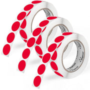 Perco 1 - Inch Round Circle Dot Sticker Labels – Easy Peel Perforation – Made in USA - Red 3
