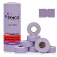 Perco 1 Line - Blank Price and Date labeler Labels for Perco Lite, X, Plus and Pro 1 Line Price and Date Labeler (Copy) - Lavender 1 Sleeve / 8 Rolls / 8000 Blank Pricing Labels