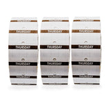 Perco 1 Line Day of The Week Labels - 3 Rolls, Blank Dating Labels for Perco 1 Line Price & Date Guns (Thursday - 1 Line Labels) - Store Supplies