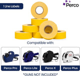 Perco 1 Line Labels - Store Supplies