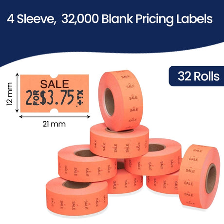 Perco 1 Line Labels - Store Supplies